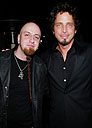 Shavo и Chris Cornell на 2006 Sony/BMG GRAMMY After Party